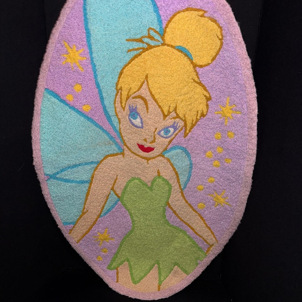 Vintage Tinker Bell Rug – Large Oval Disney Design
